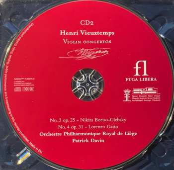 3CD/Box Set Henri Vieuxtemps: Complete Violin Concertos