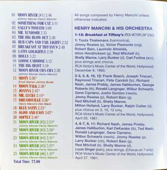 CD Henry Mancini: Breakfast At Tiffany's (Music From The Motion Picture Score) - 50th Anniversary Edition