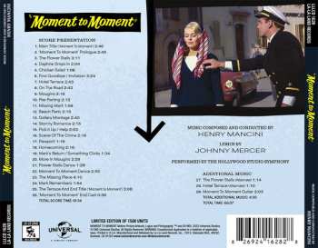 CD Henry Mancini: Moment To Moment (Original Motion Picture Soundtrack) LTD
