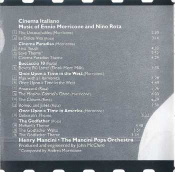 CD Henry Mancini: Cinema Italiano - Music Of Ennio Morricone & Nino Rota