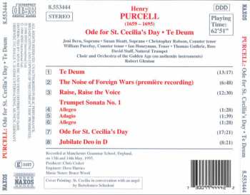 CD Henry Purcell: Ode For St. Cecilia's Day / Te Deum / Raise, Raise The Voice / The Noise Of Foreign Wars / Trumpet Sonata • Jubilate Deo
