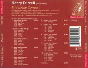 CD Henry Purcell: Ten Sonata's In Four Parts