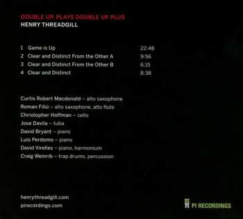 CD Henry Threadgill: Double Up, Plays Double Up Plus DIGI