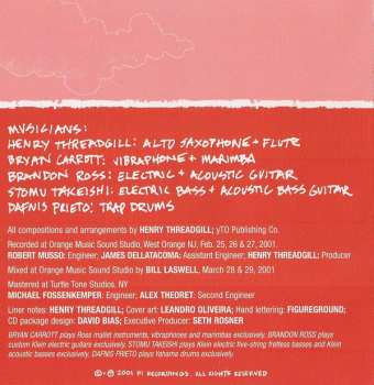 CD Henry Threadgill: Everybodys Mouth's A Book