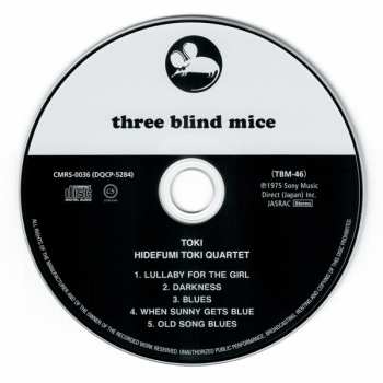 CD Hidefumi Toki Quartet: Toki