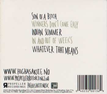 CD Highasakite: In And Out Of Weeks DIGI