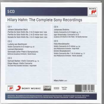 5CD/Box Set Hilary Hahn: The Complete Sony Recordings
