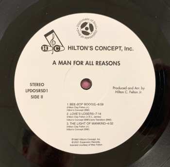 LP Hilton Felton: A Man For All Reasons LTD | NUM
