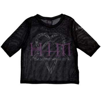 Merch HIM: Dámske Crop Top Heartagram & Logo Him