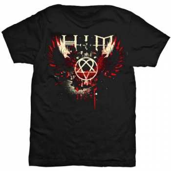 Merch HIM: Tričko Wings Splatter 