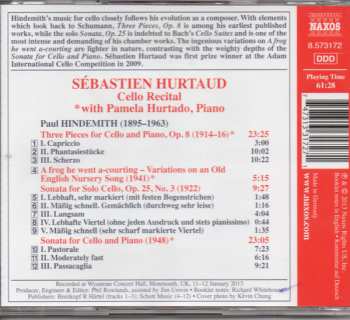 CD Paul Hindemith: Music For Cello