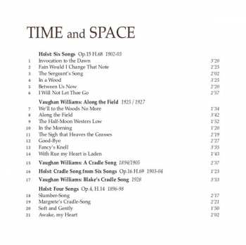 CD Ralph Vaughan Williams: Time And Space