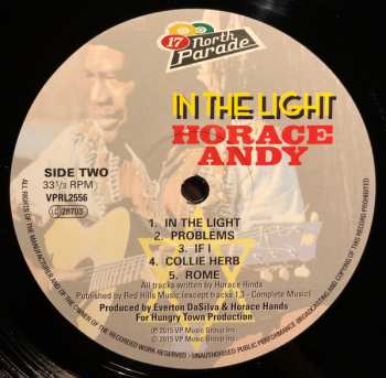 LP Horace Andy: In The Light