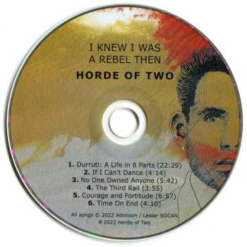CD Horde Of Two: I Knew I Was A Rebel Then