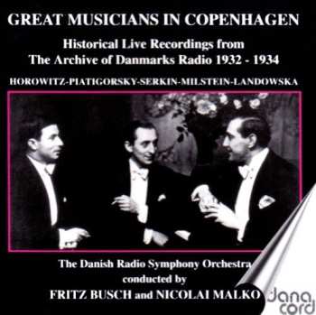 Album Vladimir Horowitz: Great Musicians In Copenhagen