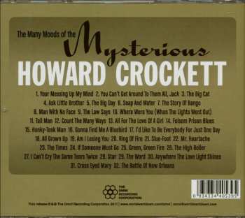 CD Howard Crockett: The Many Moods Of The Mysterious Howard Crockett