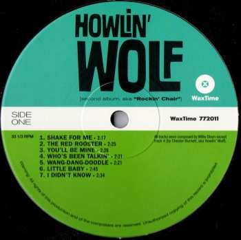 LP Howlin' Wolf: Howlin' Wolf LTD