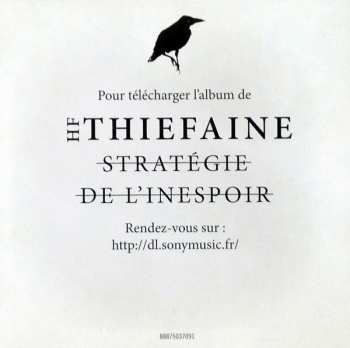 2LP Hubert Félix Thiéfaine: Stratégie De L'Inespoir