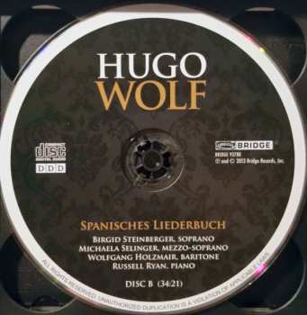 3CD Hugo Wolf: Spanisches Liederbuch / Italienisches Liederbuch