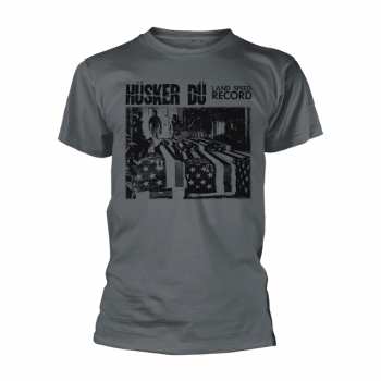 Merch Hüsker Dü: Tričko Land Speed Record (charcoal)