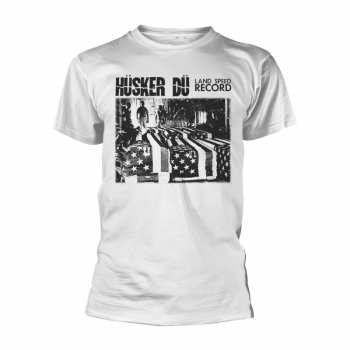 Merch Hüsker Dü: Tričko Land Speed Record (white)