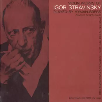 Violin Works Of Igor Stravinsky