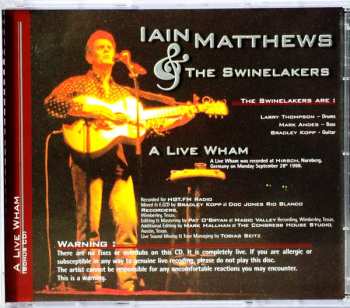 2CD Iain Matthews: A Tiniest Wham