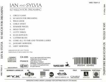 CD Ian & Sylvia: So Much For Dreaming