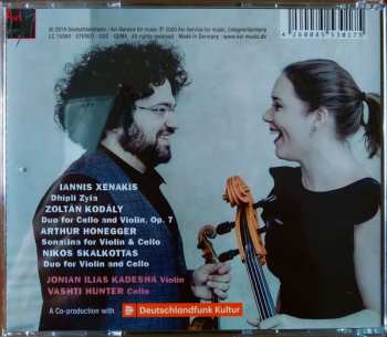 CD Arthur Honegger: A Journey For Two (Works For Violin And Cello) DIGI