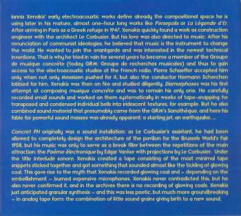 CD Iannis Xenakis: Electroacoustic Works
