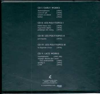 CD Iannis Xenakis: Electroacoustic Works