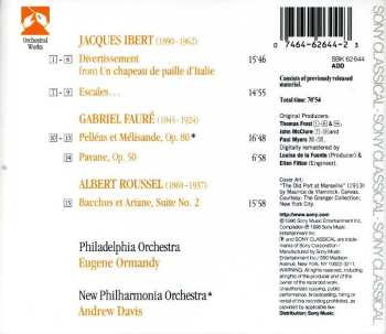 CD The Philadelphia Orchestra: Divertissement - Escales / Pavane - Pélleas Et Mélisande / Bacchus Et Ariane