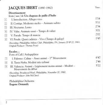CD The Philadelphia Orchestra: Divertissement - Escales / Pavane - Pélleas Et Mélisande / Bacchus Et Ariane