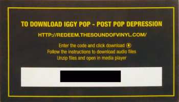 LP Iggy Pop: Post Pop Depression