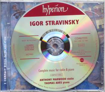 2CD Igor Stravinsky: Complete Music For Violin & Piano