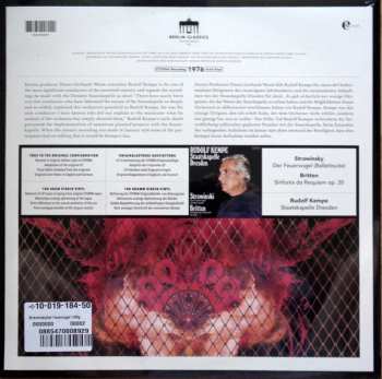 LP Igor Stravinsky: Der Feuervogel (Ballett-Suite) / Sinfonia Da Requiem Op. 20