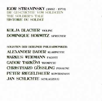 CD Igor Stravinsky: Die Geschichte Vom Soldaten 