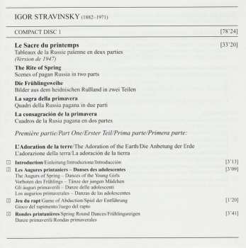 2CD Igor Stravinsky: Le Sacre Du Printemps · The Firebird · Pétrouchka · Pulcinella · Jeu De Cartes