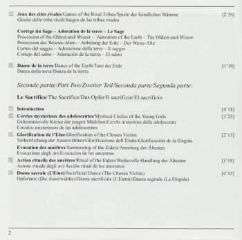 2CD Igor Stravinsky: Le Sacre Du Printemps · The Firebird · Pétrouchka · Pulcinella · Jeu De Cartes