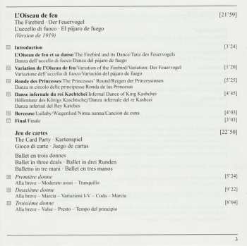 2CD Igor Stravinsky: Le Sacre Du Printemps · The Firebird · Pétrouchka · Pulcinella · Jeu De Cartes