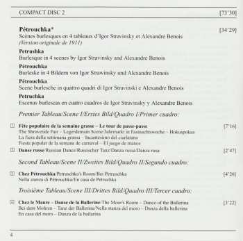 2CD Igor Stravinsky: Le Sacre Du Printemps · The Firebird · Pétrouchka · Pulcinella · Jeu De Cartes