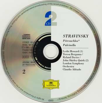 2CD Igor Stravinsky: Le Sacre Du Printemps · The Firebird · Pétrouchka · Pulcinella · Jeu De Cartes