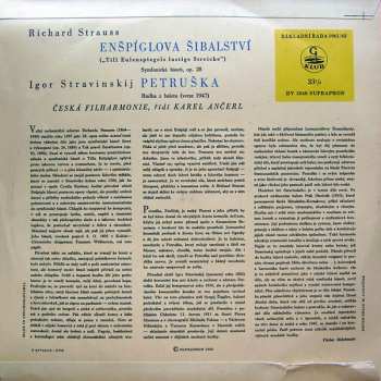 LP Igor Stravinsky: Enšpíglova Šibalství / Petruška
