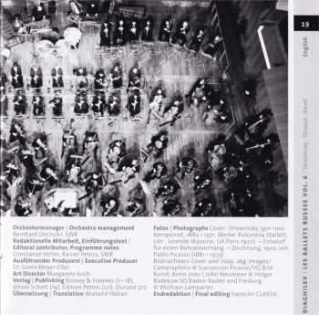 CD Igor Stravinsky: Les Ballets Russes Vol. 6