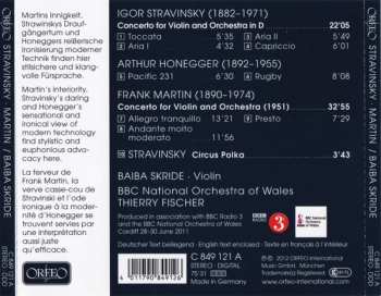 CD Igor Stravinsky: Violin Concertos / Circus Polka, Pacific 231, Rugby
