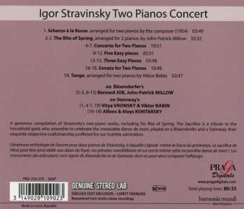 CD Igor Stravinsky: Works For Two Pianos Including Le Sacre Du Printemps