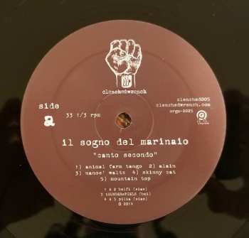 LP Il Sogno Del Marinaio: Canto Secondo