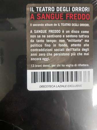 2LP Il Teatro Degli Orrori: A Sangue Freddo CLR | LTD | NUM
