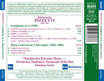 CD Orchestra Sinfonica Nazionale Della RAI: Symphony In A; Harp Concerto