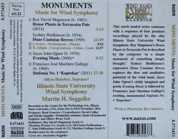 CD Illinois State University Wind Symphony: Monuments